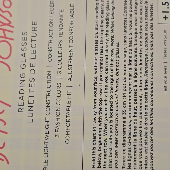 New Betsey Johnson Set of Three Stylish +2.00 Reading Glasses - Picture 7 of 7